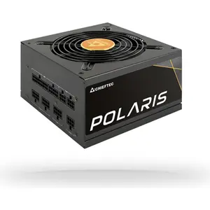 Chieftec Polaris /, 2.4, 80 PLUS, Aktives PFC (750 W), PC Netzteil, Schwarz
