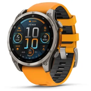 Garmin fenix 8, 3,56 cm (1.4"), AMOLED, Touchscreen, 32 GB, WLAN, GPS