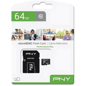 Pny Microsd-karte 64 Gb Klasse 10 Mit Adapter