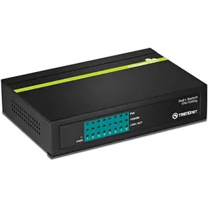 Trendnet TPE-TG80g PoE Switch GREENnet (8 Ports), Netzwerk Switch, Schwarz