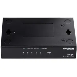 Trendnet Ethernet Switch Gigabit (5 Ports), Netzwerk Switch, Schwarz
