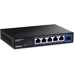 Trendnet TEG-S5061 (6 Ports), Netzwerk Switch, Schwarz
