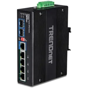 Trendnet Ti-Upg62 (6 Ports), Netzwerk Switch, Schwarz