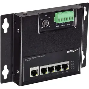 Trendnet Industrie Switch 5 Port Gbit Unman. PoE+ FA Metal (5 Ports), ...
