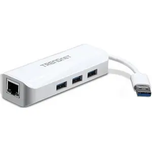 Trendnet USB 2.0 zu (USB-A, 4 Ports), Dockingstation + USB Hub, Weiss