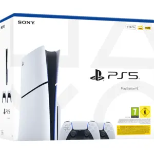 Preisvergleich : PlayStation 5 Slim mit Laufwerk + Zusätzlicher Controller Weiß