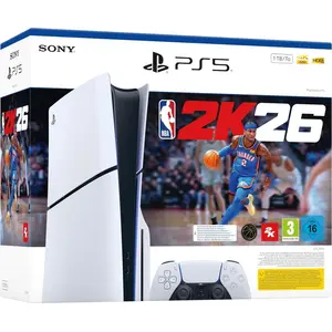 Sony Interactive Entertainment PlayStation 5 Slim - NBA 2K26 Bundle, P...