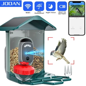 JOOAN Solar Vogelfutterautomat mit WLAN - 2K Ultra HD Wildvogel-Kamera & Videoaufnahme für begeisterte Vogelbeobachter günstig