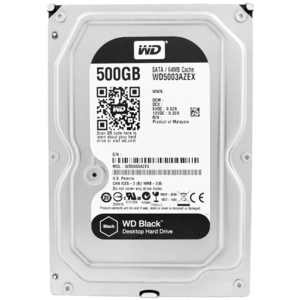 Western Digital Black, 500 GB, 7200 RPM, 64 MB, 3.5", Serial ATA III