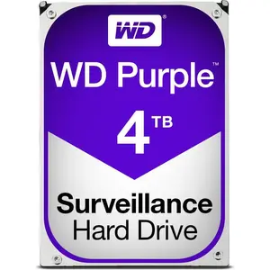 Western Digital Purple, 4 TB, 5400 RPM, 64 MB, 3.5", Serial ATA III