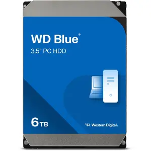 Western Digital Blue WD60EZAX, 6 TB, 5400 RPM, 256 MB, 3.5"