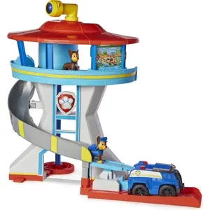 PAW Patrol , Lookout Tower, Hauptquartier Spielset mit 1 Chase Basis F...