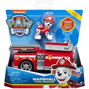 PAW Patrol Feuerwehr-Fahrzeug mit Marshall-Figur (Basic Vehicle/Basis ...