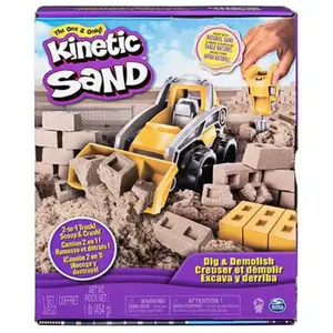 Spin Master Kinetic Sand Ausgrabungs-und Abriss-brettspiel