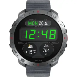 Polar Grit X 2 Pro Silber