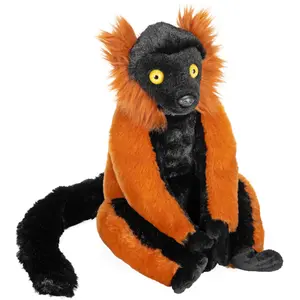 Wild Republic 10946 - Cuddlekins roter Vari Lemur, Plüschtier, 30 cm