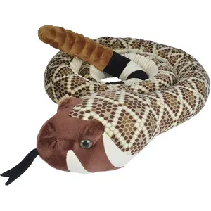 Wild Republic Plusch Texas Klapperschlange Stofftier - 280 cm - Schlan...