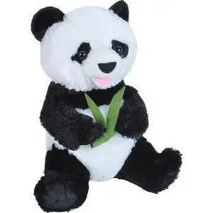 Wild Republic Plusch Panda Bar Stofftier - schwarz/weis - 25 cm