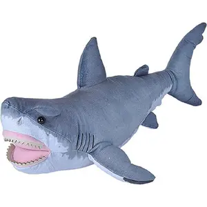 Wild Republic Hai Stofftier - Plusch - 55 cm - blau - Meerestiere