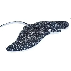 Wild Republic Plusch schwarzer Adler Rochen Spielzeug - 35 cm - Rochen