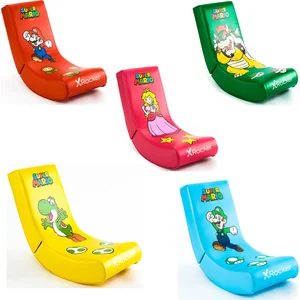X Rocker Prinzessin Peach, Gaming-Sessel, Gepolsterter Sitz, Gepolsterte Rückenlehne, Universal, Pink, Kunstleder