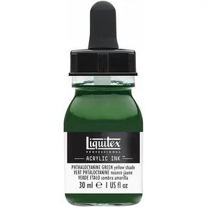 Winsor & Newton, Künstlerfarbe + Bastelfarbe, Prof Acrylic Ink 30Ml Phthalocyan Green (Ys) 319 (30 ml)
