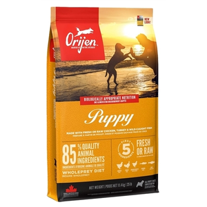 Orijen Puppy, Welpe, jede Rasse, Huhn, Fisch, Truthahn, 11,4 kg