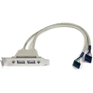 Startech 2 Port Usb Lp Slot Plate Adapter