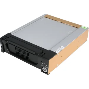 StarTech.com SATA Wechselrahmen 5,25 Zoll - Mobiles Festplatten Speicher Rack 3,5" (8,9cm), 13,3 cm (5.25"), Carrier Panel, Schwarz, 3.5", SATA, Serial ATA II, Serial ATA III, Aluminium günstig