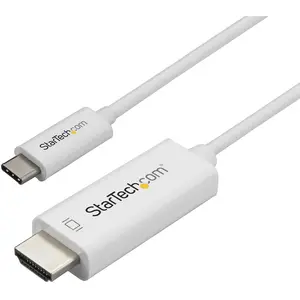 StarTech.com StarTech USB Typ C   HDMI (Typ A) (2 m), Videokabel, Weiss günstig