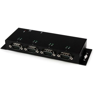 StarTech.com 4 Port USB auf DB9 RS232 Serieller Adapter-Hub - Industrielle DIN Schienen- und Wand-Montage - USB - 4 x Number of Serial Ports External - 1 x Number of USB Ports