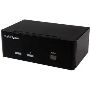 StarTech 2-port Dual VGA KVM Switch, KVM Switch, Schwarz