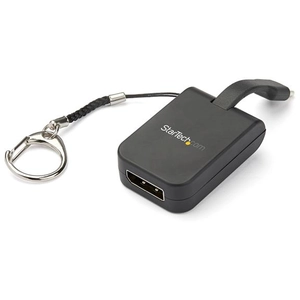 StarTech.com Kompakter USB-C auf DisplayPort 1.4 Adapter - 8K 60Hz/4K USB-C zu DP Videokonverter mit Schlüsselbundring - USB Typ C DP Alt Modus (HBR3 HDR DSC) zu DP Monitor Dongle - TB3 kompatibel, USB Typ-C, DisplayPorts ausgang, 7680 x 4320 Pixel günstig