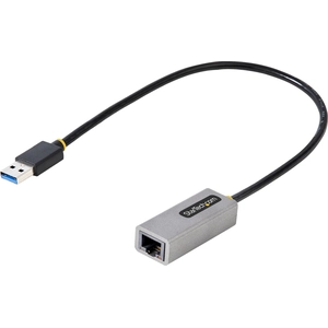 StarTech.com USB 3.0 auf Gigabit Ethernet Netzwerk Adapter - 10/100/1000 Mbit/s, USB auf RJ45, USB auf LAN Adapter, USB Ethernet Adapter (GbE), 30cm Festes Kabel, Treiberlose Installation, Kabelgebunden, USB, Ethernet, 5000 Mbit/s, Grau günstig