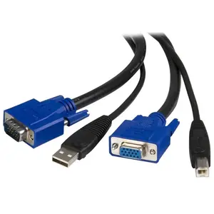 StarTech.com Startech Ps/2 Hd-15 Vga 2 In 1 Kvm Universal 3 M Kabel günstig