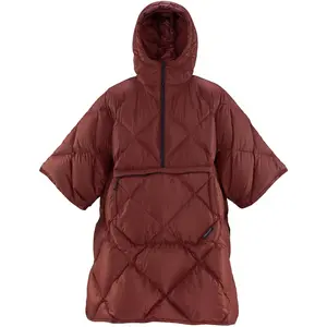 Therm-a-Rest, Unisex, Regenjacken, Honcho Poncho Down Burgundy, Rot, (One Size) günstig
