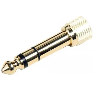 Shure HPAQA1 63 mm Klinken-Schraubadapter (Klinkenadapter), Audio Adapter, Gold günstig