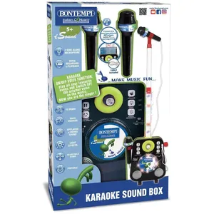 Bontempi Karaoke Sound box with 2 singalong microphone, Spielzeug-Kara...