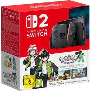 Nintendo Switch 2 Schwarz Tragbare Konsole 256GB LCD 7.9" + Pokémon Le... günstig