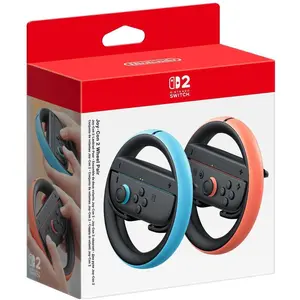 Nintendo Joy-Con 2 Wheel 2er Set (Switch 2), Gaming Controller Zubehör, Blau, Orange