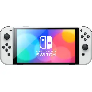 Nintendo Switch OLED Weiß, tragbare Spielkonsole, 17,8 cm (7 Zoll), 64 GB, Touchscreen, WLAN, Weiß
