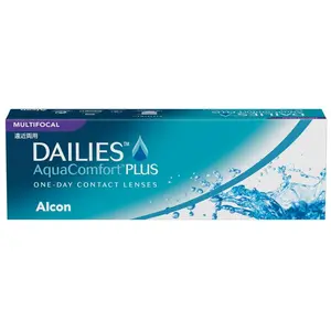 Dailies, Kontaktlinsen, AquaComfort PLUS Multifocal (-1, Tageslinse, 30 Stk., Multifokal)