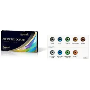Air Optix, Farbige Linsen, Colors (Silbergrau)