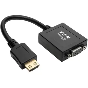 Eaton HDMI to VGA with Audio Converter Cable Adapter for Ultrabook/Laptop/Desktop PC M/F 6 (HDMI, VGA, 15.24 cm), Data + Video Adapter, Schwarz günstig