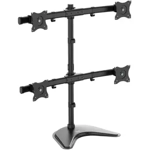 Eaton Quad-Display Desktop Monitor Stand for 33,02cm 13Zoll to 68,58cm 27Zoll Flat-Screen (Tisch, 27", 8 kg), Monitor Halterung, Schwarz günstig