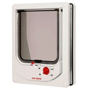 Kerbl Katzenklappe Cat Mate® 4-Wege Katzentüre 195 x 242 mm weiß 80866 günstig