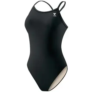Badeanzug, Damen TYR Solid Diamondfit Noir 26 günstig