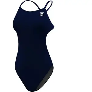 Badeanzug, Damen TYR Solid Cutoutfit Bleu 32 günstig