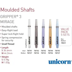 Unicorn Gripper 3 Mirage Shaft (34.40 mm)