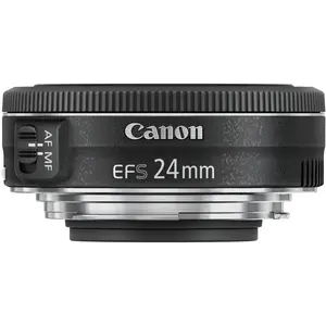Canon EF-S 24mm f/2.8 STM (Canon EF-S, APS-C / DX), Objektiv, Schwarz